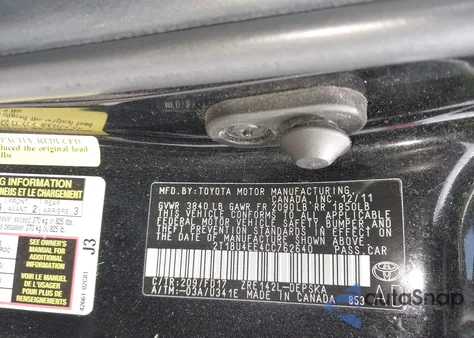 2012 Toyota Corolla S из США, поврежденный, VIN 2T1BU4EE4CC762640